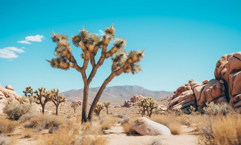 Joshua tree in joshua tree national park.