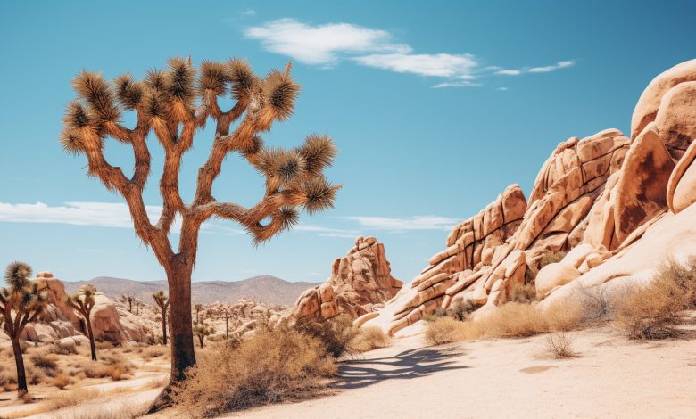 Joshua tree in joshua tree national park.